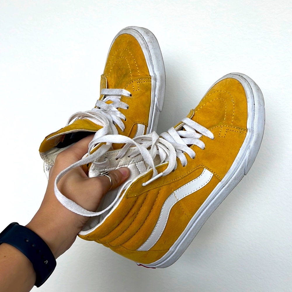 Yellow High Top Vans